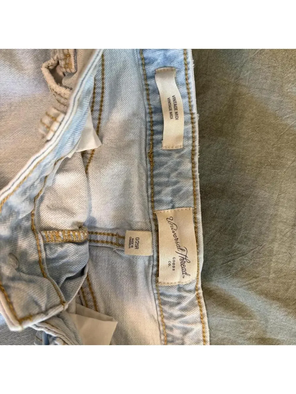Universal Thread light wash denim shorts